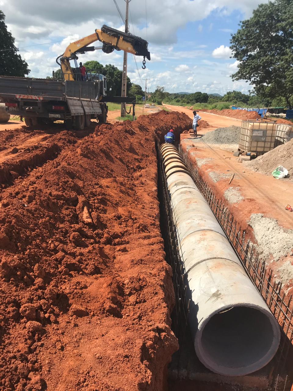 Construção de Aquedutos em Manilhas de 1,0m — 6